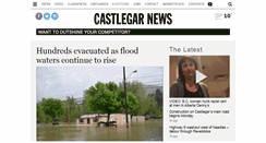 Desktop Screenshot of castlegarnews.com